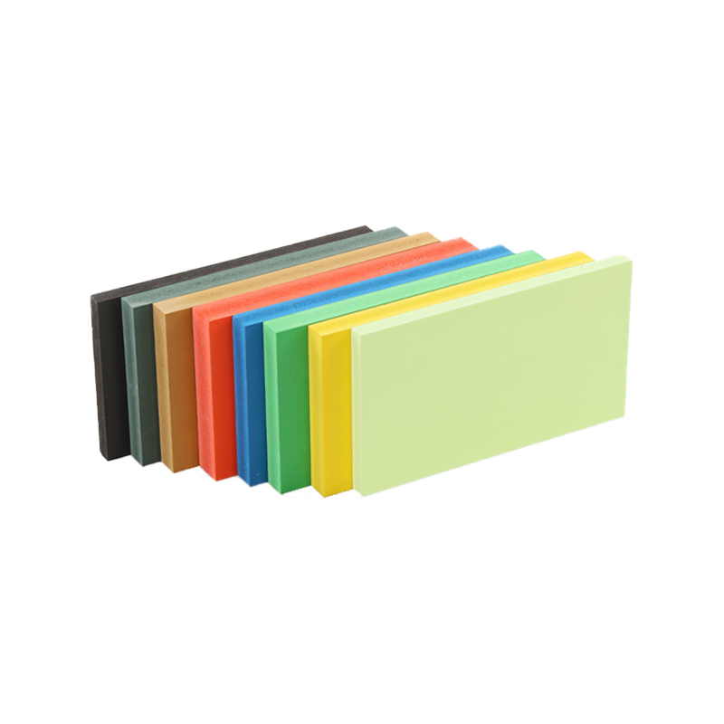 Precio barato 4X8 14 mm Hojas de PVC negro amarillo de alta densidad 