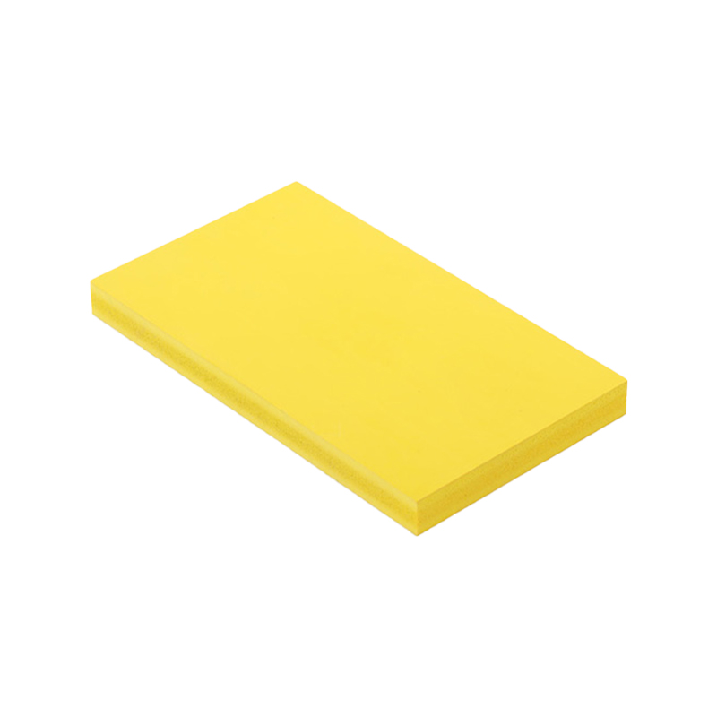 Precio barato 4X8 14 mm Hojas de PVC negro amarillo de alta densidad 