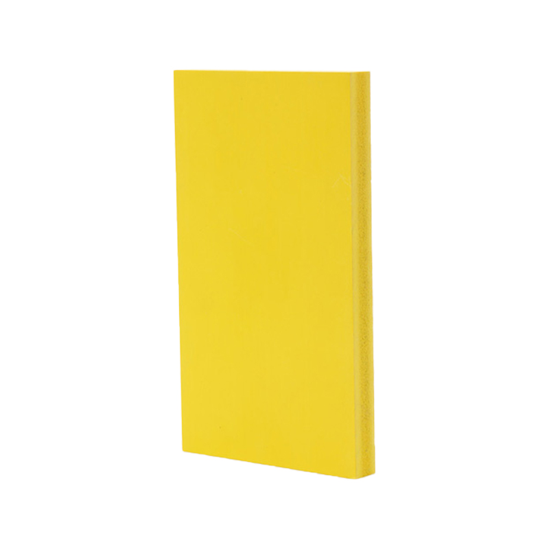 Precio barato 4X8 14 mm Hojas de PVC negro amarillo de alta densidad 